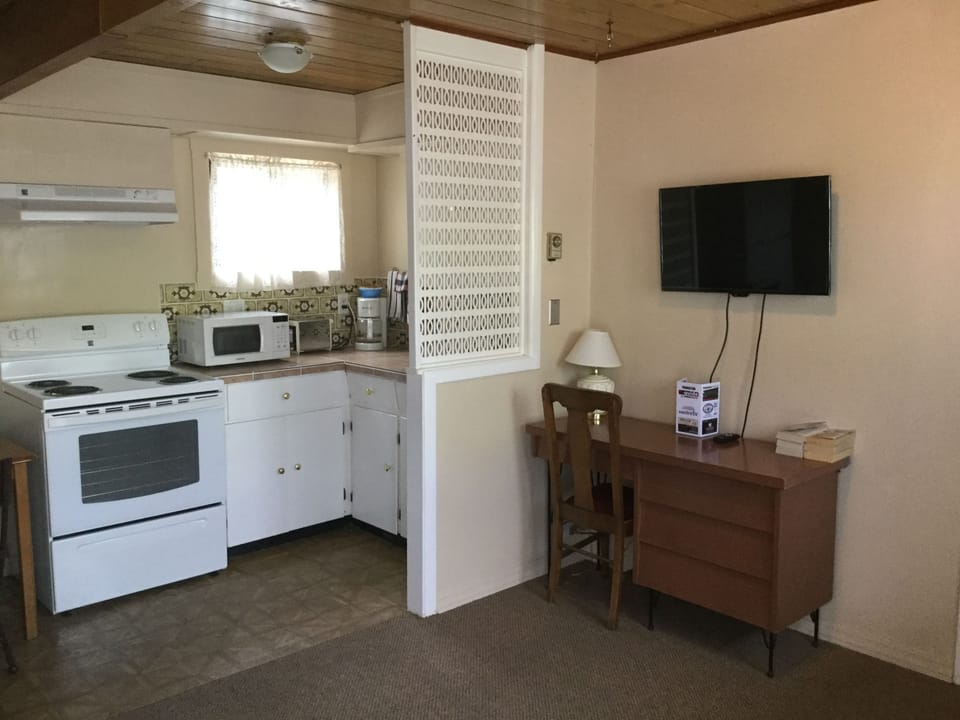 Deluxe Studio, 1 Queen Bed with Sofa bed, Kitchen | Living area