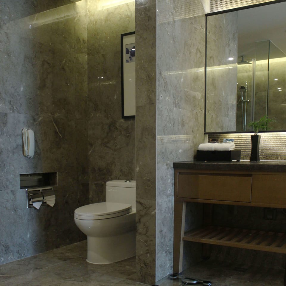 Executive Twin Room | Bathroom | Free toiletries, hair dryer, bathrobes, slippers