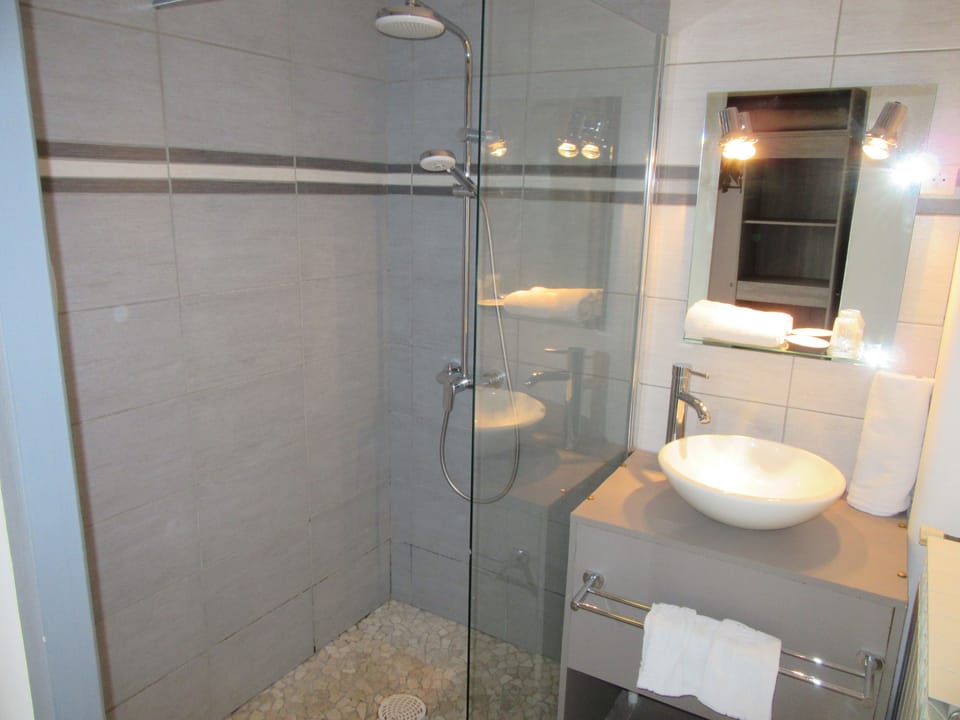 Superior Double Room | Bathroom | Free toiletries, towels
