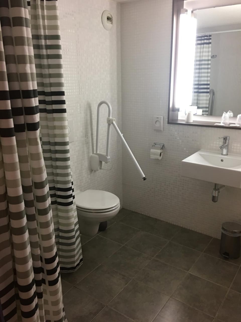 Hair dryer, towels