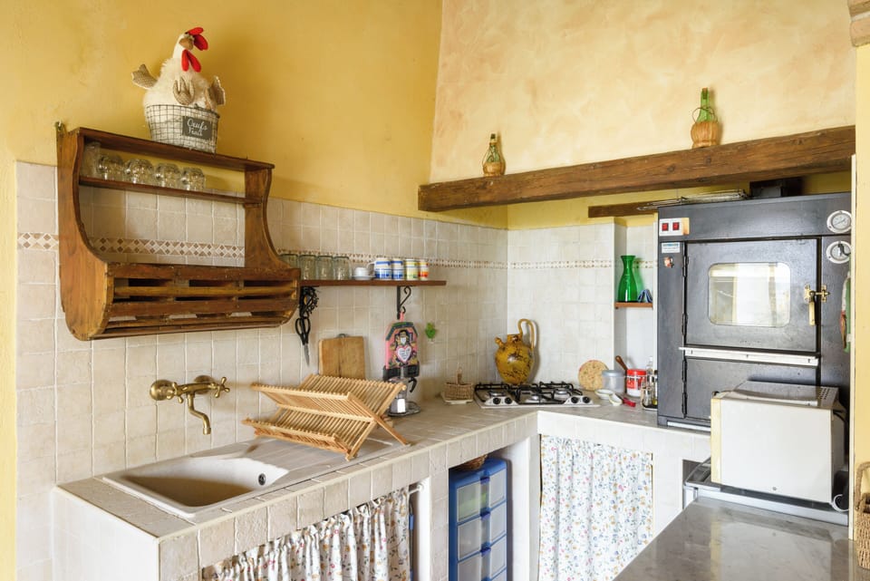 Comfort House, 1 Bedroom, Kitchen, City View | Private kitchen | Coffee/tea maker, electric kettle, freezer