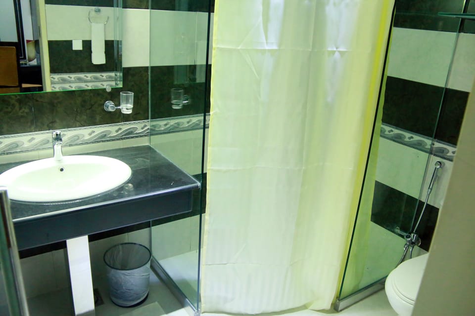 Shower, free toiletries, hair dryer (on request), slippers