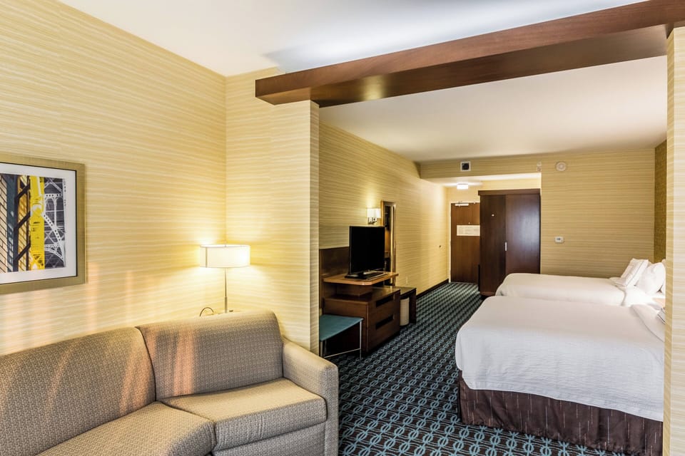 Suite, Multiple Beds | In-room safe, desk, blackout drapes, iron/ironing board