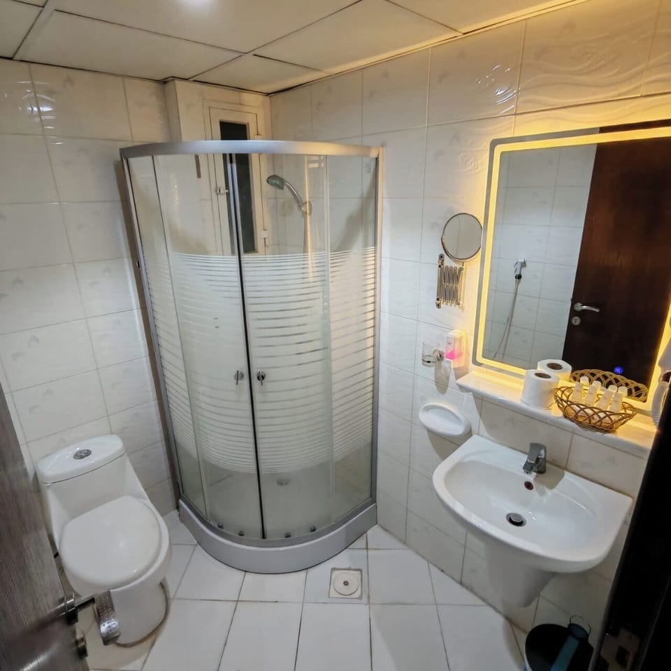 Free toiletries, hair dryer, towels