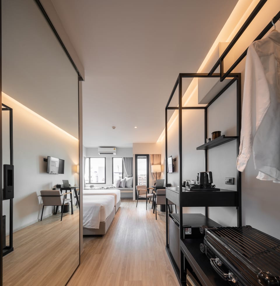 Escape Terrace (Building B) | In-room safe, laptop workspace, blackout drapes, WiFi