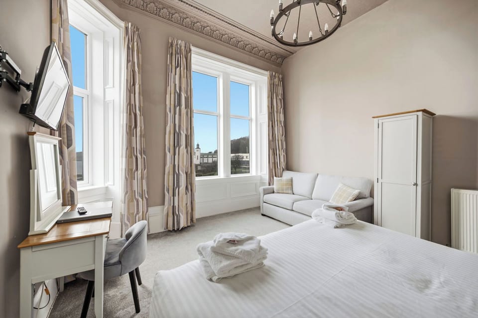 Comfort Double Room, Private Bathroom, Sea View | Free WiFi, bed sheets