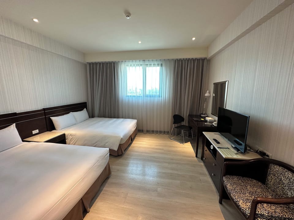 Deluxe Quadruple Room, 2 Double Beds | Desk, blackout drapes, free WiFi, bed sheets