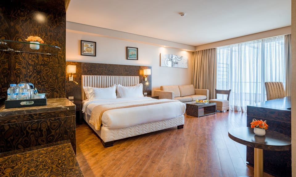 Family Suite Two Bedroom | Frette Italian sheets, premium bedding, down comforters