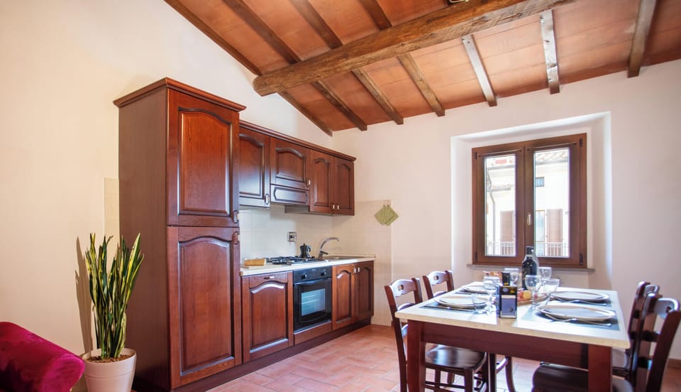 Comfort Apartment, Hill View | Private kitchen | Full-size fridge, oven, stovetop, dishwasher