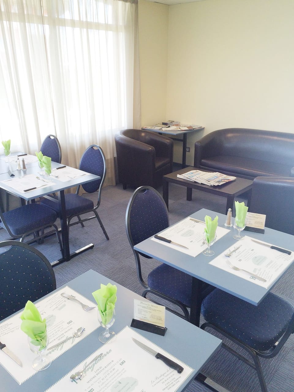 Dinner served, French cuisine