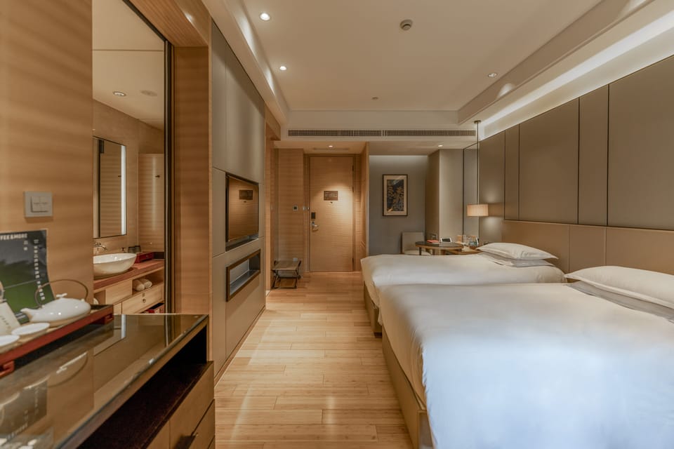 Free minibar, in-room safe, desk, laptop workspace