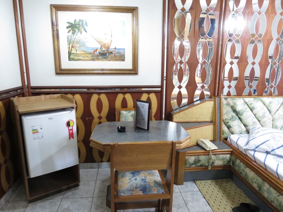 Minibar, desk, blackout drapes, free WiFi