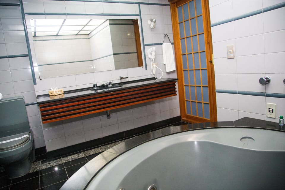 Luxury Suite, Jetted Tub | Bathroom | Shower, free toiletries, hair dryer, bidet