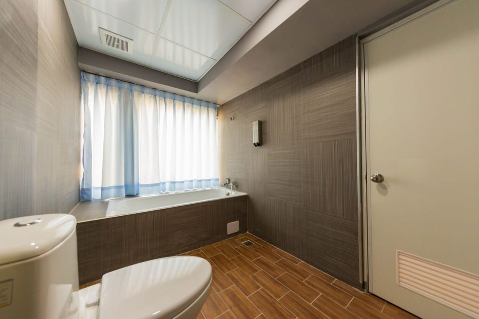 Deluxe Room, Bathtub, City View (Deluxe) | Bathroom | Combined shower/tub, rainfall showerhead, free toiletries, hair dryer