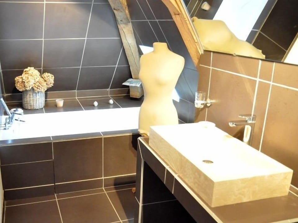 Superior Double Room, Private Bathroom, River View (Chambre Tilleul) | Bathroom | Free toiletries, hair dryer, towels, soap
