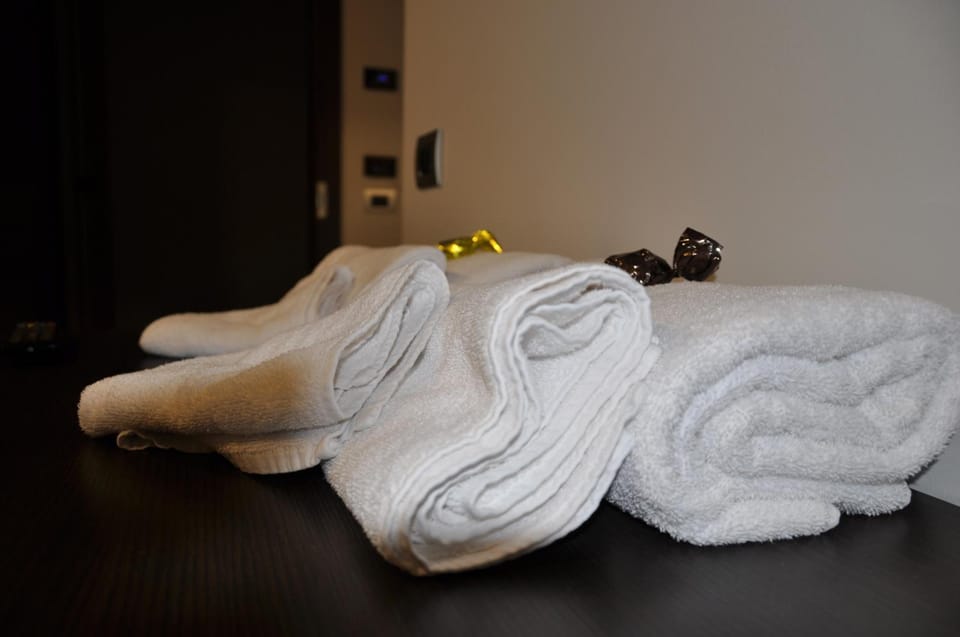 Shower, free toiletries, hair dryer, bidet