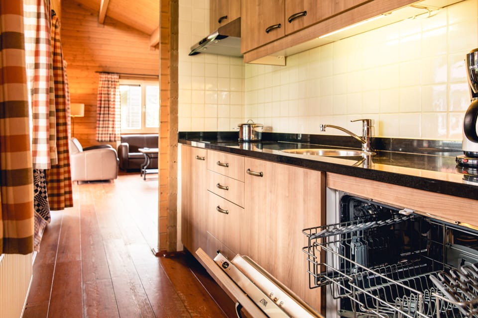 Fridge, stovetop, cookware/dishes/utensils