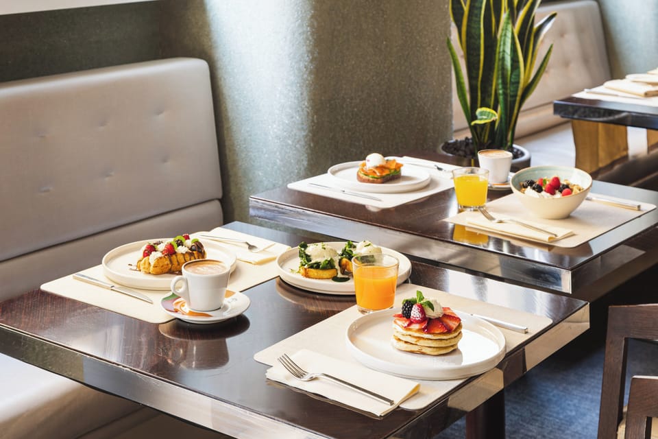 Daily buffet breakfast for a fee