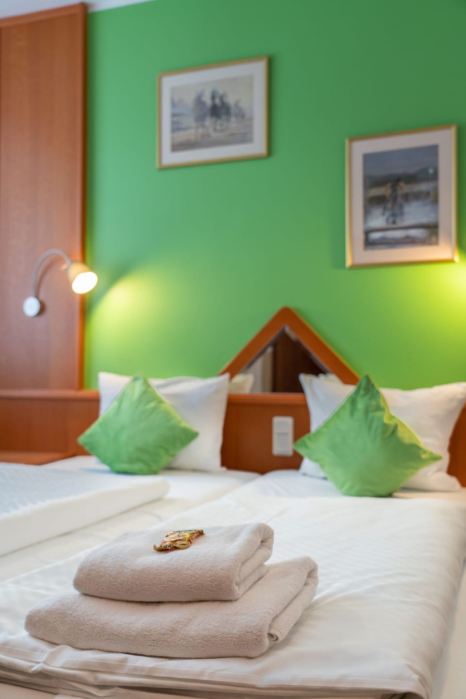 Standard Double Room | Premium bedding, desk, laptop workspace, blackout drapes