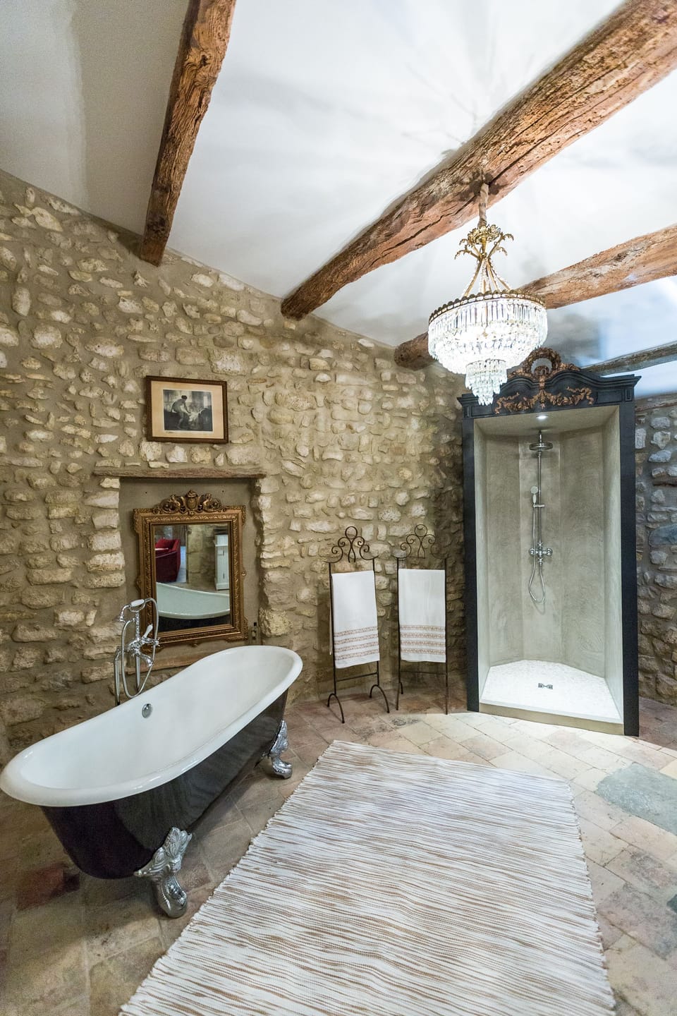 Suite (Divine Marquise) | Bathroom | Hair dryer, bathrobes, towels