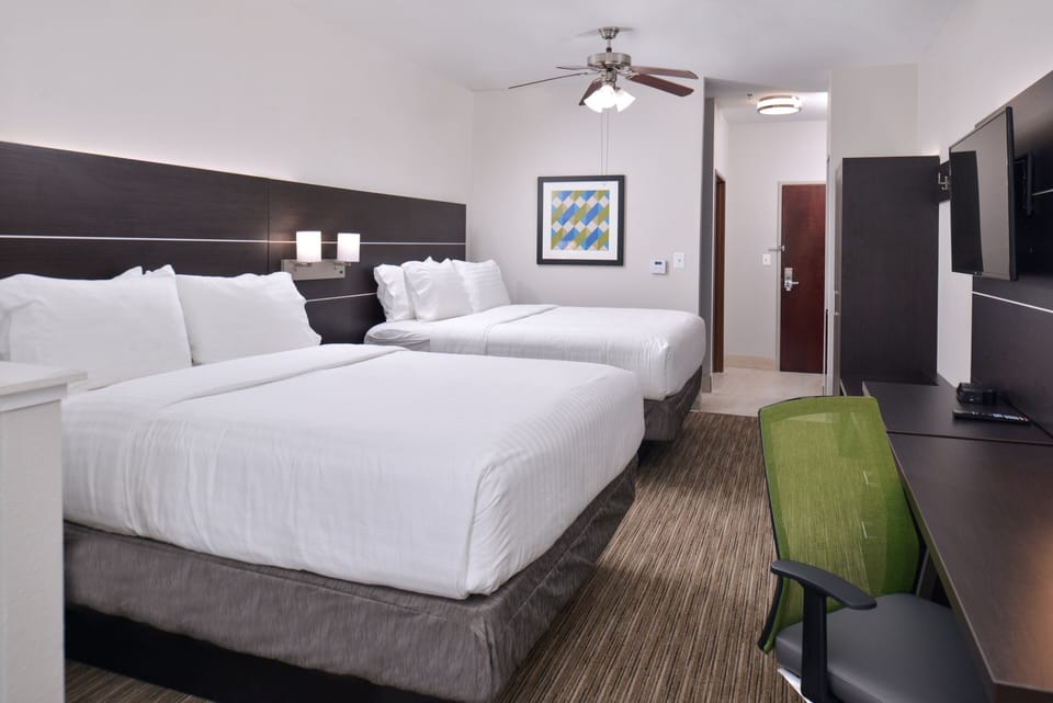 Standard Room, 2 Queen Beds | In-room safe, iron/ironing board, WiFi (free), bed sheets
