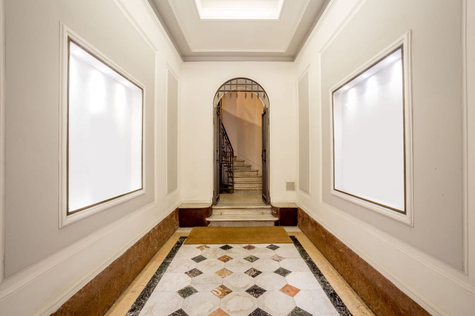 Interior entrance