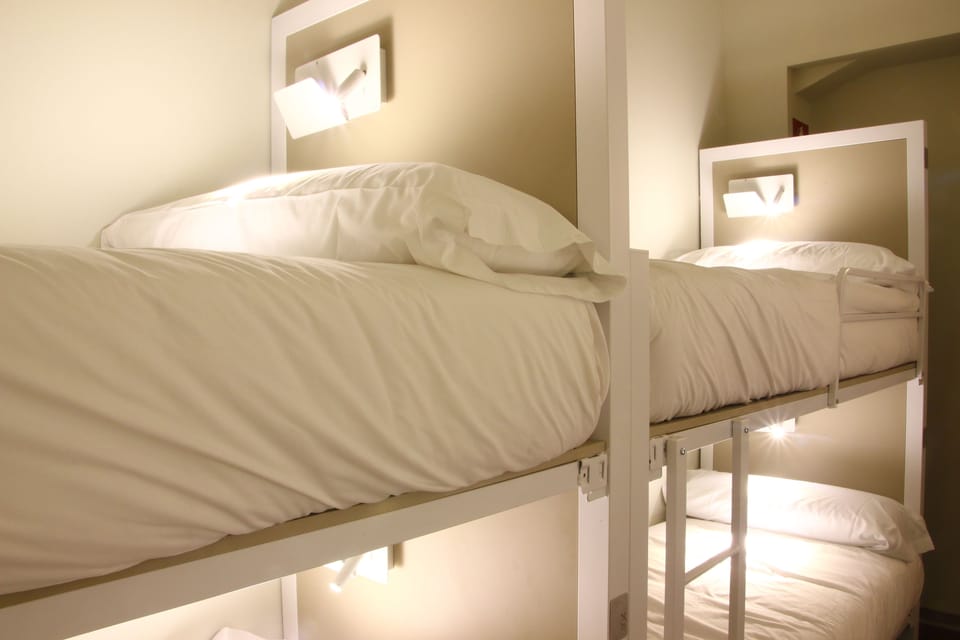 Premium Shared Dormitory, Private Bathroom | Soundproofing, free WiFi, bed sheets, wheelchair access