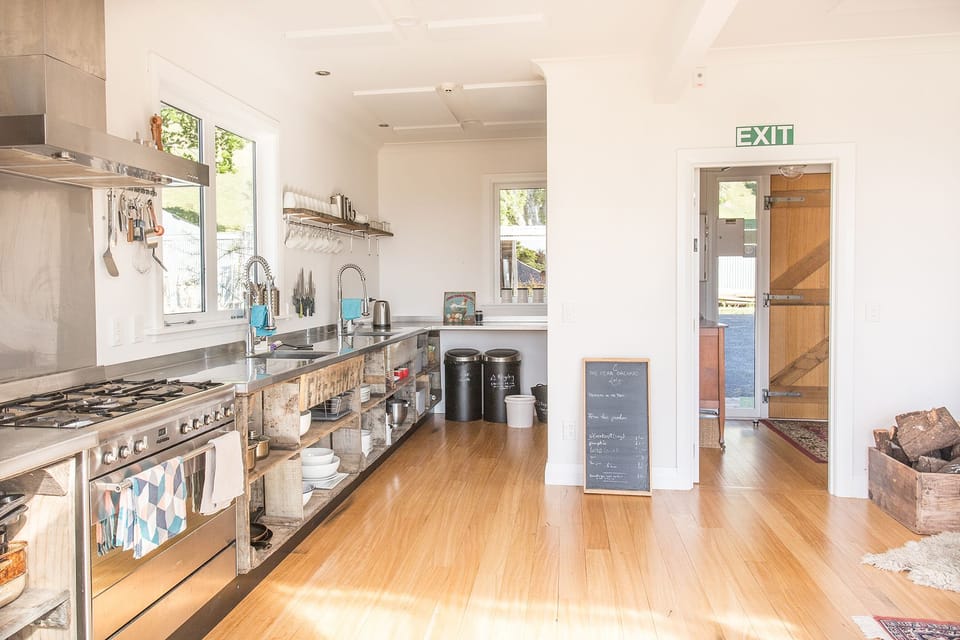 Shared fridge, shared microwave, oven, dishwasher