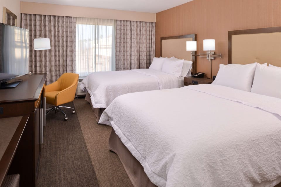 In-room safe, desk, laptop workspace, blackout drapes