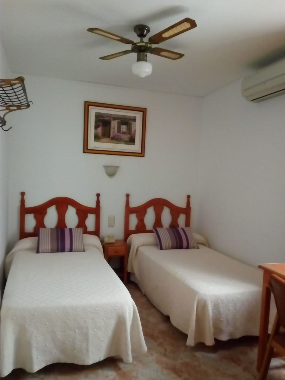 Double or Twin Room | Desk, blackout drapes, WiFi (free), bed sheets