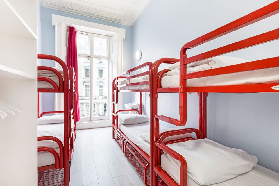 6-Bed Female Dormitory Room | Blackout drapes, soundproofing, iron/ironing board, free WiFi