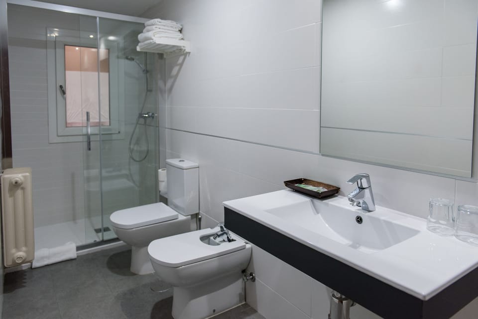 City Double or Twin Room | Bathroom | Shower, free toiletries, hair dryer, towels