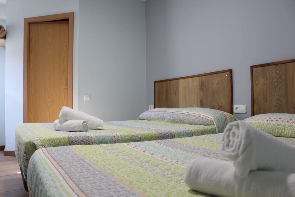 Family Quadruple Room, 2 Double Beds | Premium bedding, desk, blackout drapes, iron/ironing board
