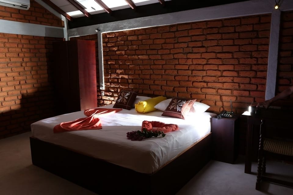 Deluxe Double Room, 1 King Bed, Patio | Desk, blackout drapes, free WiFi