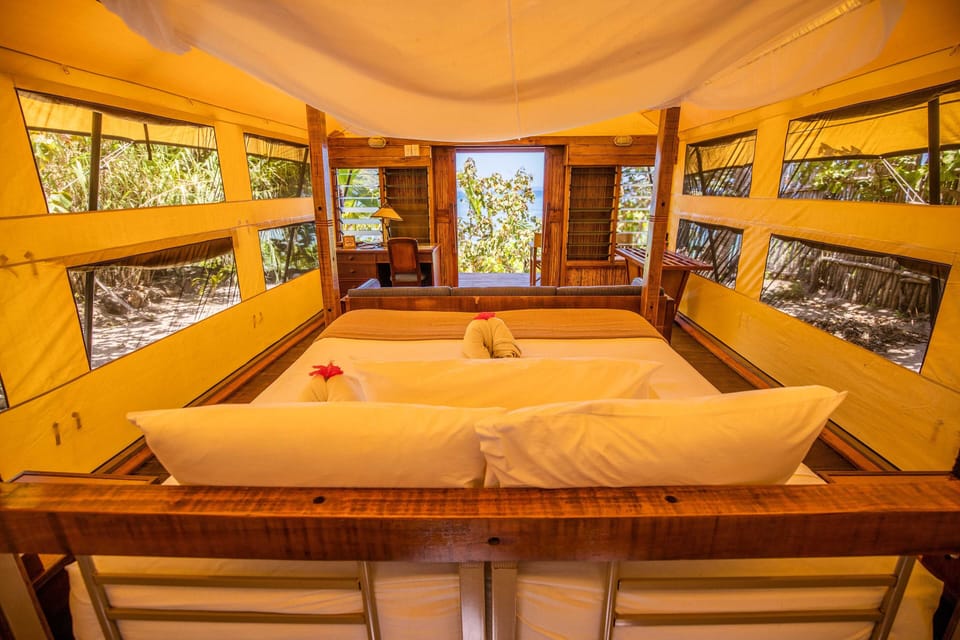 Beachfront Levu Bure | Bed sheets