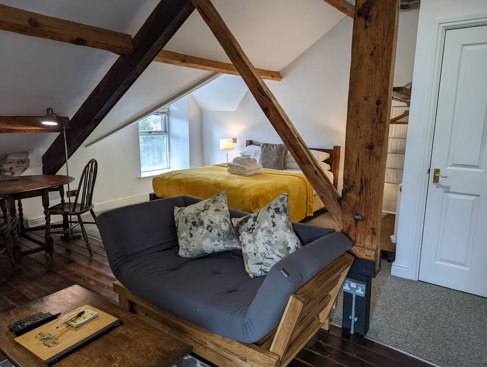 Penthouse Self-catering Apartment | Living area | Smart TV