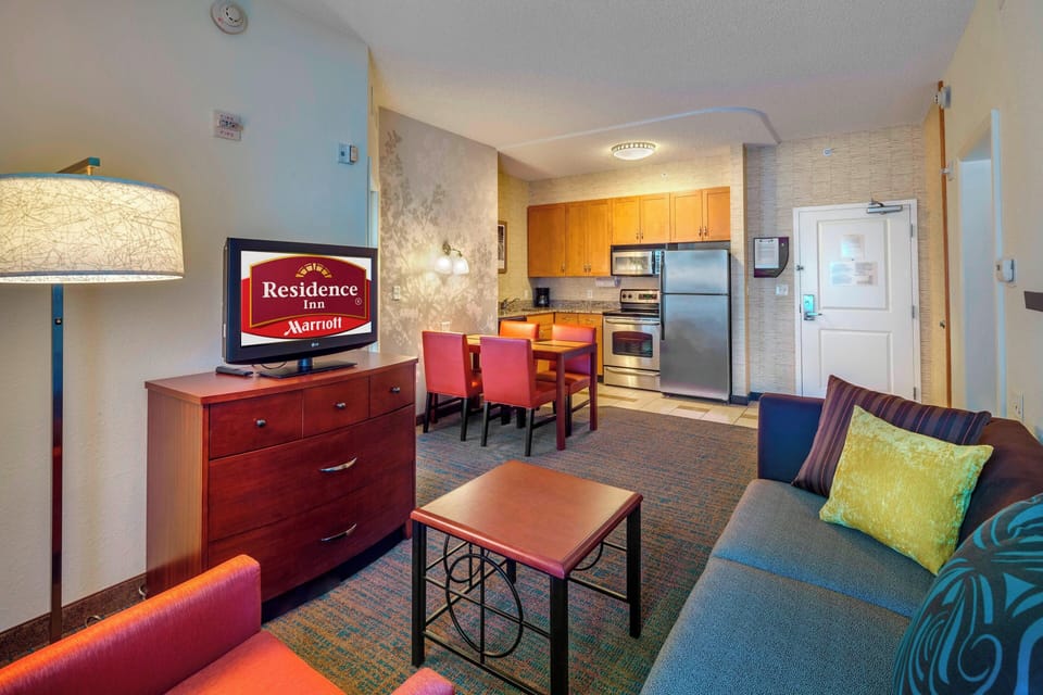 Suite, 2 Bedrooms | Premium bedding, desk, blackout drapes, iron/ironing board