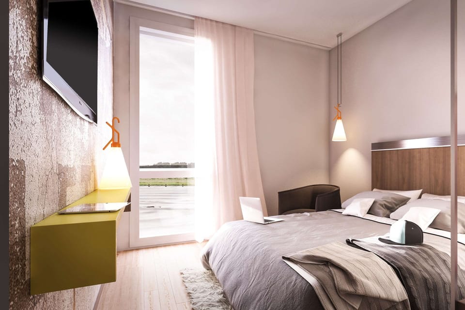 Standard Room, 1 Double Bed, Non Smoking | Desk, blackout drapes, soundproofing, bed sheets