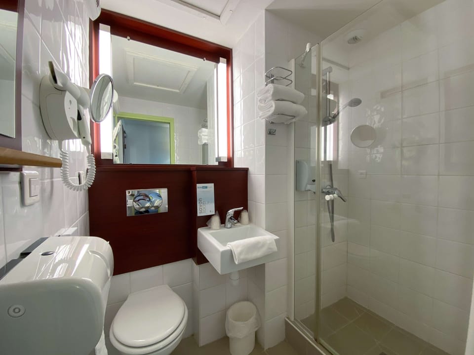 Superior Room, 1 Double Bed | Bathroom | Eco-friendly toiletries, hair dryer, towels