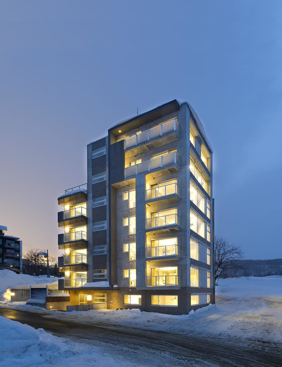 Front of property - evening/night