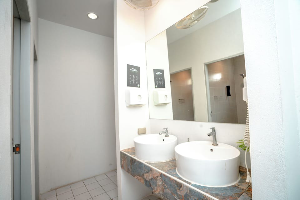 Shower, rainfall showerhead, bidet