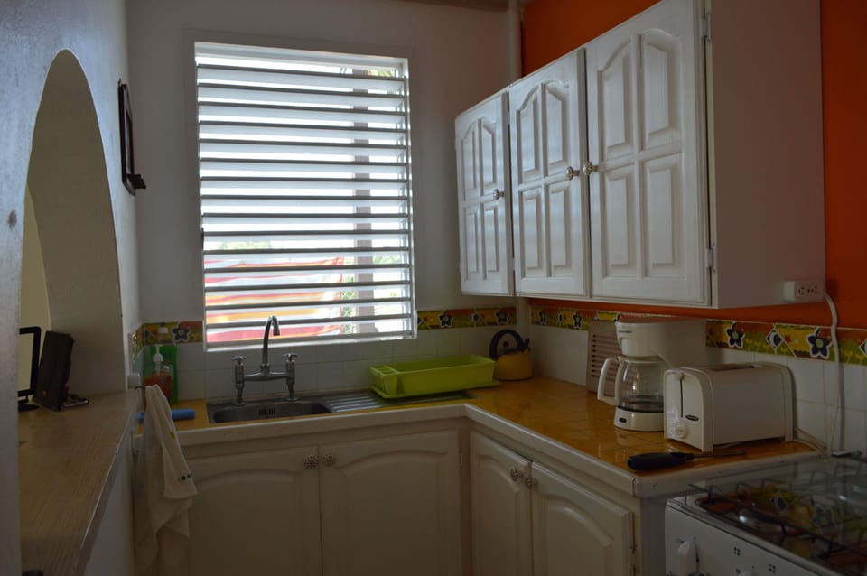 Classic Apartment, 1 Bedroom, Kitchen, Garden Area | Private kitchen | Full-size fridge, oven, stovetop, coffee/tea maker