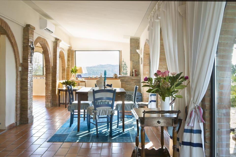 Flat-screen TV, smart speakers