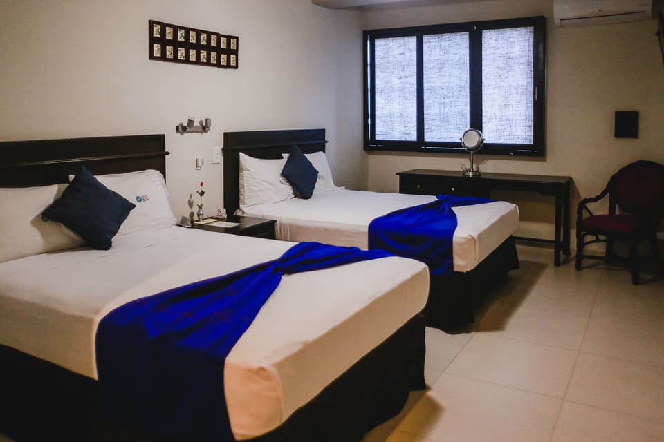 Standard Room 2 double beds | In-room safe, desk, iron/ironing board