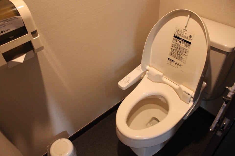 Free toiletries, hair dryer, electronic bidet