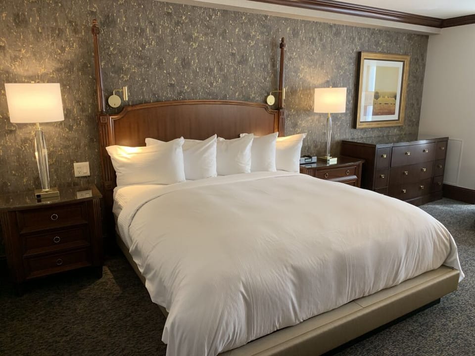 Premium bedding, down comforters, individually decorated