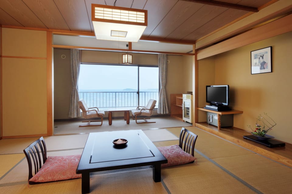 Japanese Room, South Building, 10 Tatami | Down comforters, in-room safe, WiFi (free)
