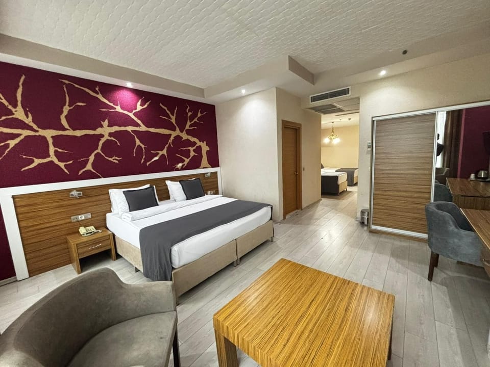 Deluxe Double Room | Minibar, in-room safe, desk, free cribs/infant beds