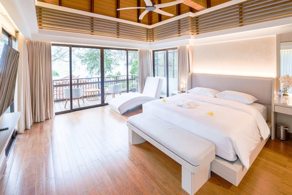 Villa, 4 Bedrooms, Private Pool, Beach View | In-room safe, desk, laptop workspace, cribs (free)