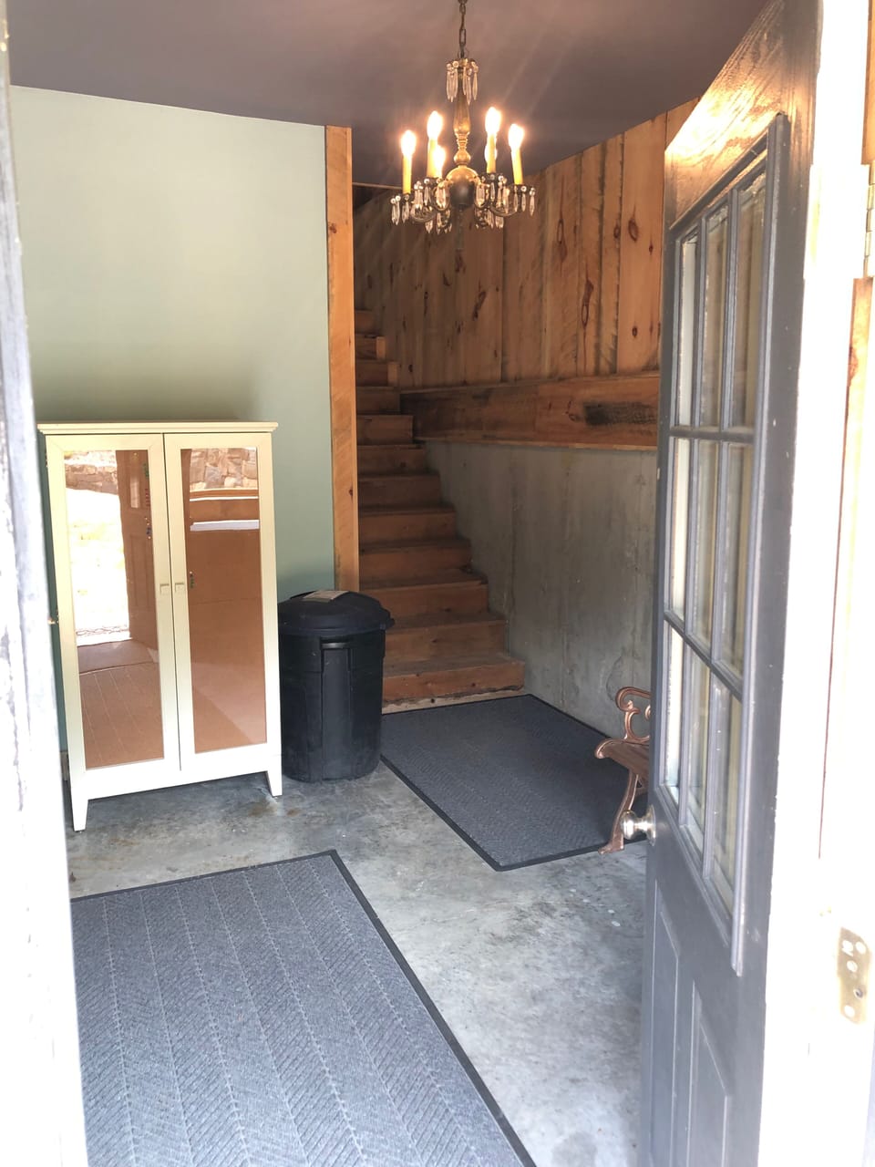 Interior entrance